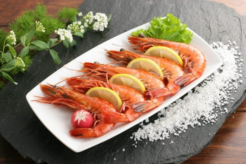 shrimp, seafood, nature, ocean