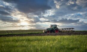 tractor, plough, agriculture, field, farm, farmland, farming, machinery, plantation, cultivation, arable land, sky, clouds, landscape, nature, mood, tractor, tractor, tractor, tractor, tractor