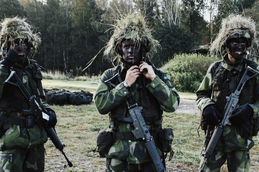 three soldiers