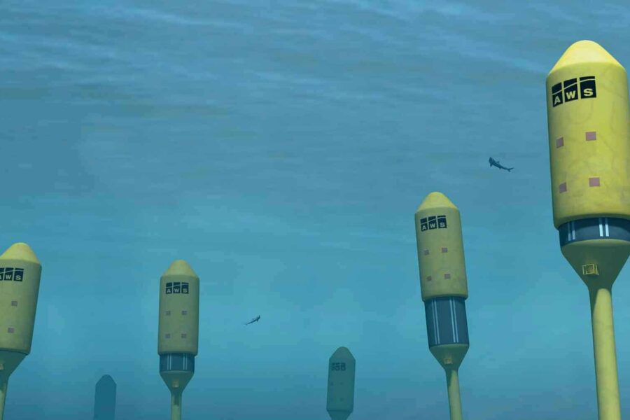 Fremtidens bølgekraft: AWS Ocean Energy tester ny teknologi skjult under havoverflaten