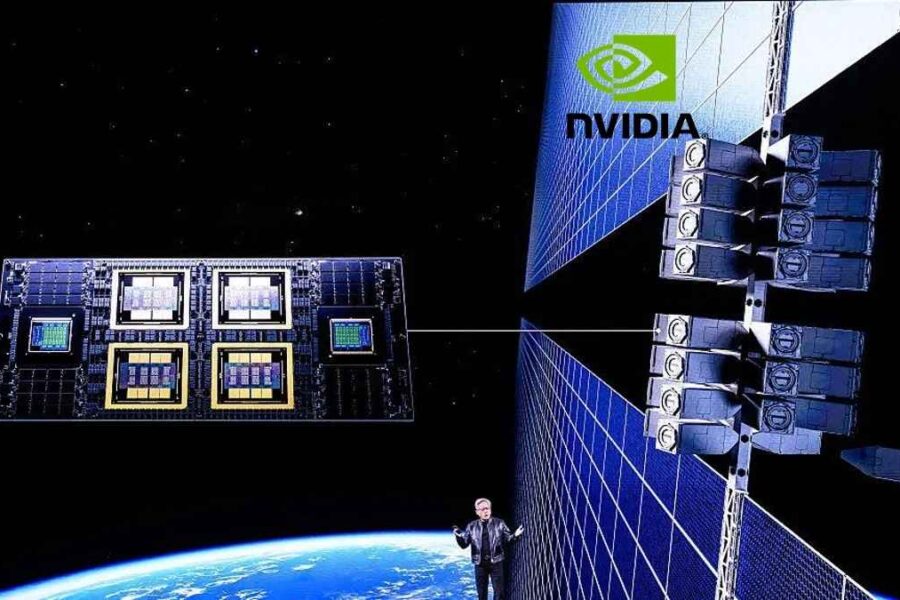 J. Huang og „Nvidia&raquo; vil bygge AI-datasentre i bane rundt jorden