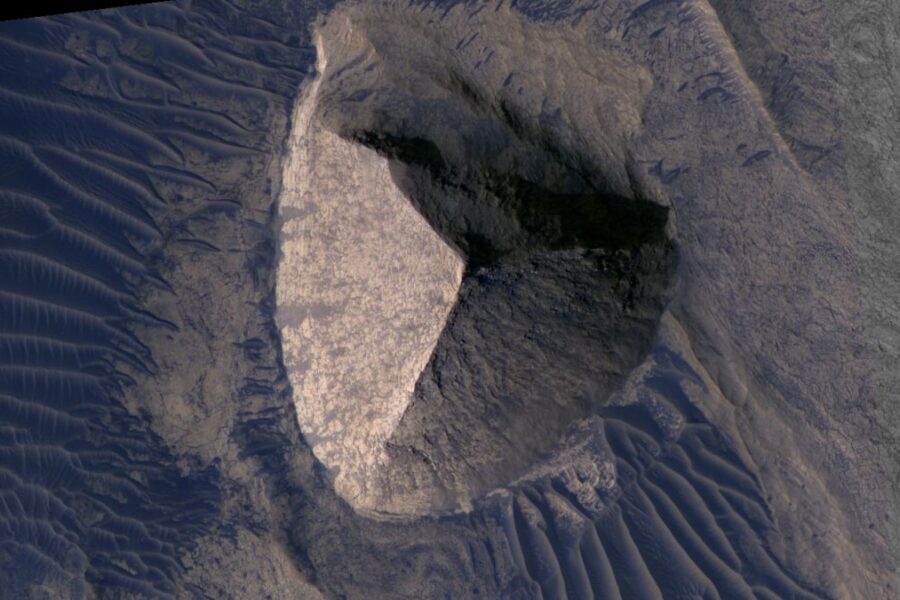 NASA-bilder fra Mars: tre-sidet pyramideformasjon vekker internasjonal oppmerksomhet