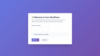 WordPress lanserer privat nettleserbasert arbeidsområde gjennom den nye tjenesten