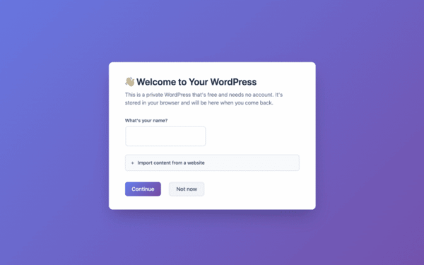 WordPress lanserer privat nettleserbasert arbeidsområde gjennom den nye tjenesten