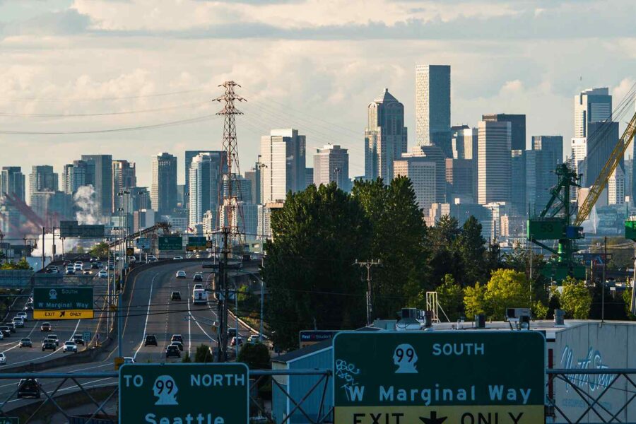Seattle stenger to av sine viktigste motorveier helt – nå slår transportmyndighetene alarm
