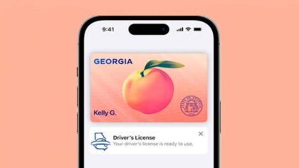 Apple Wallet: Georgia lar innbyggerne droppe køen og endre adressen på førerkortet på nett