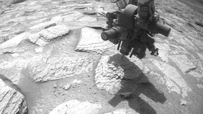 Uventede problemer for Curiosity på Mars – 13 kilos stein kilte seg fast i det avanserte boret