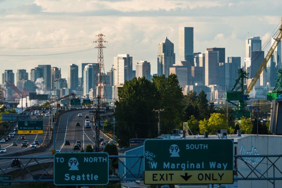Tre hovedveier stenges fullstendig i Seattle-regionen – frykter at logistikken lammes