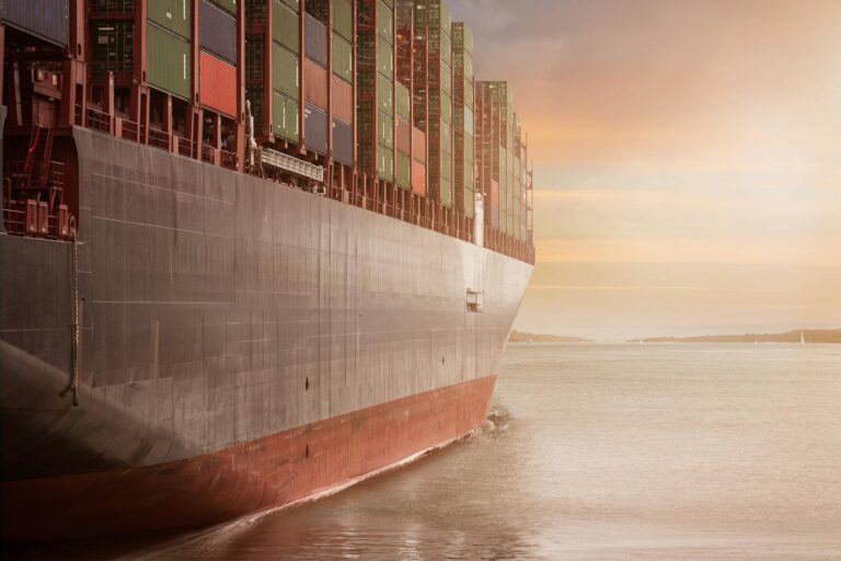 Cargo ship containers