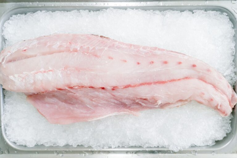 Cod fillet close