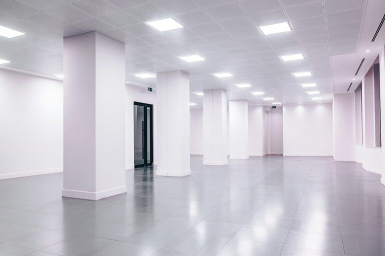Empty commercial retail